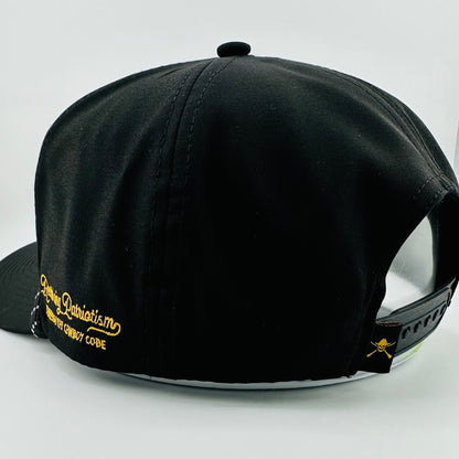 “Lightning" Black & Gold - Cowboy Revolution 5-panel Performance Hat (Qty 12)